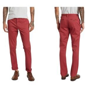 14th & Union The Wallin Stretch Twill Trim Fit Chino Pants 36x32 NWT